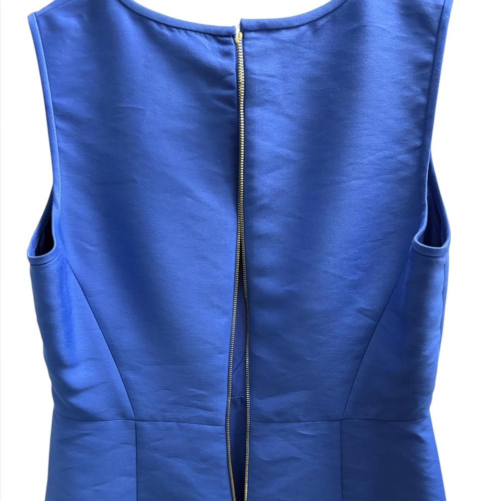 Kate Spade Royal Blue Sleeveless Sheath Dress - Size 12 - Picture 6 of 6